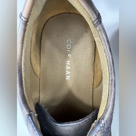Cole Haan Vartan Sport Men's Leather Sneaker Ironstone Brownish Gray Size 9 1/2 - Picture 10 of 12
